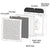 Whirlpool Whispure Black WPPRO2000 & Extra Genuine True HEPA Replacement Filter Set